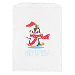 Christmas Penguins Treat Bag (Personalized)