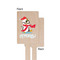 Christmas Penguins Wooden 6.25" Stir Stick - Rectangular - Single - Front & Back