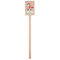 Christmas Penguins Wooden 6.25" Stir Stick - Rectangular - Single Stick