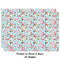 Christmas Penguins Wrapping Paper Sheet - Double Sided - Front