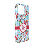 Christmas Penguins iPhone Case - Plastic - iPhone 13 Pro (Personalized)