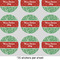 Christmas Holly 2" Multipurpose Round Labels - Sheet