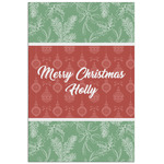 Christmas Holly Poster - Matte - 24x36 (Personalized)