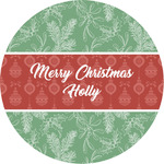 Christmas Holly Multipurpose Round Labels - Custom Sized (Personalized)