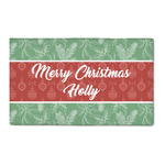 Christmas Holly 3' x 5' Patio Rug (Personalized)