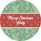 Christmas Holly 5" Multipurpose Round Label - Single Sticker