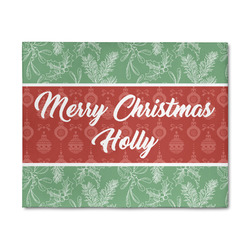 Christmas Holly 8' x 10' Patio Rug (Personalized)