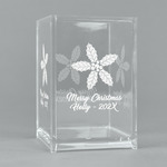 Christmas Holly Acrylic Pen Holder (Personalized)