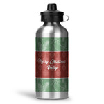 Christmas Holly Water Bottles - 20 oz - Aluminum (Personalized)