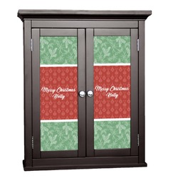 Christmas Holly Cabinet Decal - Large (Personalized)