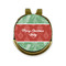 Christmas Holly Golf Ball Marker Hat Clip - Front & Back