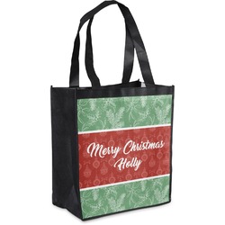 Christmas Holly Grocery Bag (Personalized)