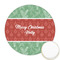 Christmas Holly Icing Circle - Medium - Front