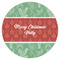 Christmas Holly Icing Circle - Small - Single