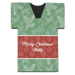 Christmas Holly Jersey Bottle Cooler (Personalized)