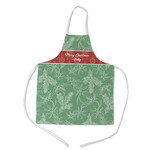 Christmas Holly Kid's Apron w/ Name or Text