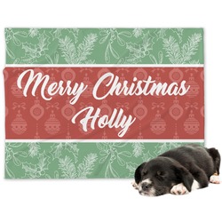 Christmas Holly Dog Blanket - Regular (Personalized)