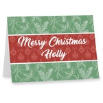 Christmas Holly Note cards (Personalized)