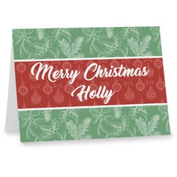 Christmas Holly Note cards (Personalized)