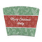 Christmas Holly Party Cup Sleeves - without bottom - FRONT (flat)