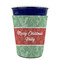 Christmas Holly Party Cup Sleeves - without bottom - FRONT (on cup)