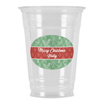 Christmas Holly Party Cups - 16oz (Personalized)