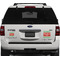 Christmas Holly Personalized Square Car Magnets on Ford Explorer