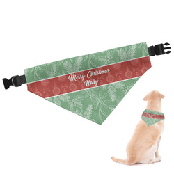 Christmas Holly Dog Bandana - Large (Personalized)