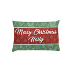 Christmas Holly Pillow Case - Toddler (Personalized)