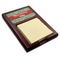 Christmas Holly Red Mahogany Sticky Note Holder - Angle