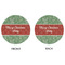 Christmas Holly Round Linen Placemats - APPROVAL (double sided)