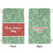 Christmas Holly Small Laundry Bag - Front & Back View