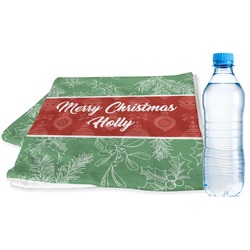 Christmas Holly Sports & Fitness Towel (Personalized)