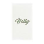 Christmas Holly Guest Paper Towels - Full Color - Standard (Personalized)