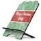 Christmas Holly Stylized Tablet Stand - Side View