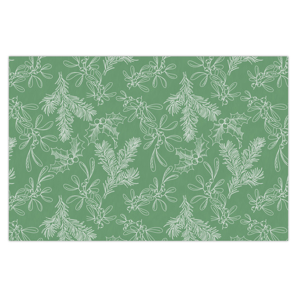 Custom Christmas Holly X-Large Tissue Papers Sheets - Heavyweight