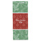 Christmas Holly Wine Gift Bag - Matte - Front