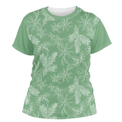 Christmas Holly Women's Crew T-Shirt - Large