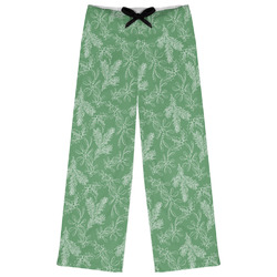 Christmas Holly Womens Pajama Pants - XL