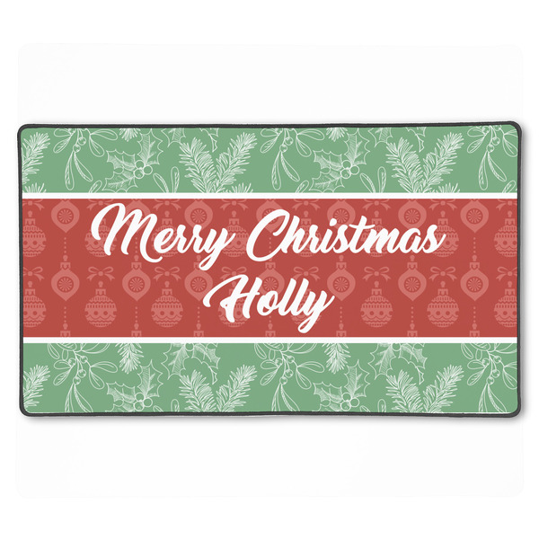 Custom Christmas Holly XXL Gaming Mouse Pad - 24" x 14" (Personalized)