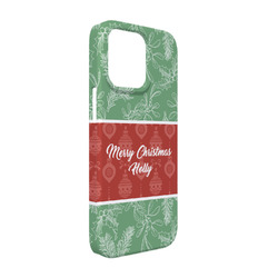 Christmas Holly iPhone Case - Plastic - iPhone 13 (Personalized)