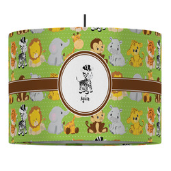 Safari 16" Drum Pendant Lamp - Fabric (Personalized)