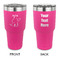 Safari 30 oz Stainless Steel Ringneck Tumblers - Pink - Double Sided - APPROVAL