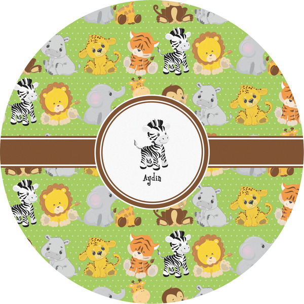 Custom Safari Multipurpose Round Labels - 5" (Personalized)