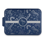 Safari Aluminum Baking Pan with Navy Lid (Personalized)