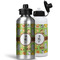 Safari Aluminum Water Bottles - MAIN (white &silver)