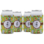 Safari Can Cooler (12 oz) - Set of 4 w/ Name or Text