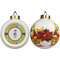 Safari Ceramic Christmas Ornament - Poinsettias (APPROVAL)