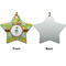 Safari Ceramic Flat Ornament - Star Front & Back (APPROVAL)