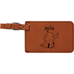 Safari Leatherette Luggage Tag (Personalized)